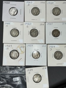 10 MERCURY DIMES
