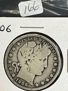 1906 BARBER HALF DOLLAR