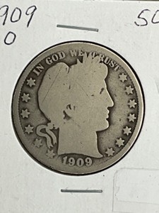 1909-O BARBER HALF DOLLAR