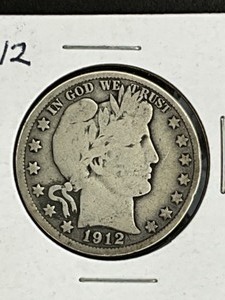 1912 BARBER HALF DOLLAR