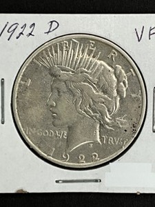 1922D PEACE DOLLAR