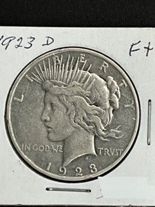 1923D PEACE DOLLAR
