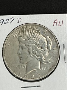 1927D PEACE DOLLAR