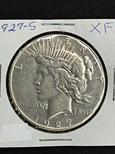 1927S PEACE DOLLAR
