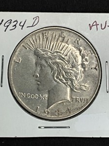 1934D PEACE DOLLAR