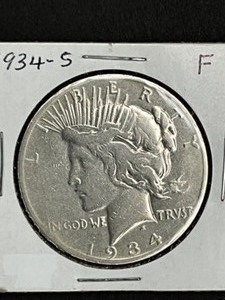 1934S PEACE DOLLAR