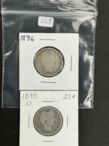 2 BARBER QUARTERS 1895, 1896