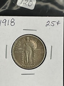 1918 STANDING LIBERTY QUARTER