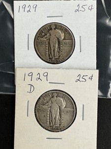 2 STANDING LIBERTY QUARTERS