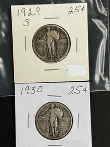 2 STANDING LIVERTY QUARTERS