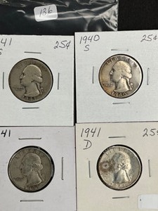 4 WASHINGTOIN QUARTERS