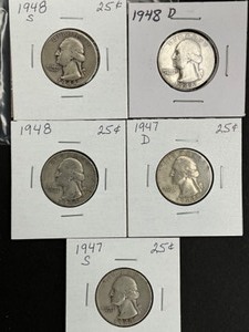 5 WASHINGTON QUARTERS