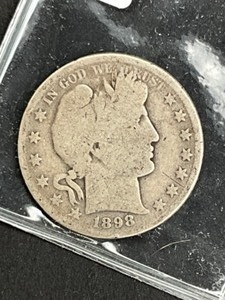 1898 BARBER HALF DOLLAR