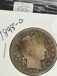 1898O BARBER HALF DOLLAR