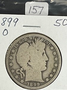 1899-0 BARBER HALF DOLLAR