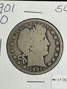 1901-0 BARBER HALF DOLLAR