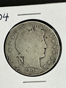 1904 BARBER HALF DOLLAR