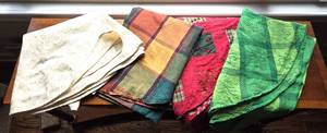 lot 91 image: Four Seasonal Round Tablecloths, One Handmade