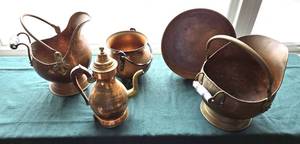 lot 131 image: Stunning Copper Pot Collection