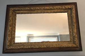 lot 116 image: Antique Mirror in a Decorative Frame