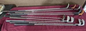 lot 215 image: Mixed & Match Set of Golf Clubs