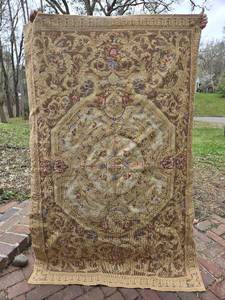 lot 21 image: Handmade Needlepoint Tapestry