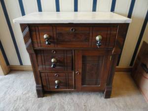 lot 31 image: Marble Top Wash Stand