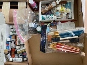 lot 250 image: Lets Paint Art Supplies