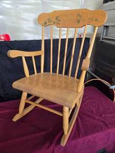 lot 227 image: Childs Rocking Chair