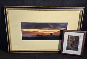 lot 144 image: Two Scenery Photographs in Frames