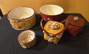 lot 275 image: Longaberger Little Drum Collection 2012