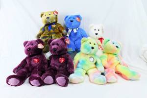 lot 73 image: Lot of 7 TY Beanie Buddy Bears