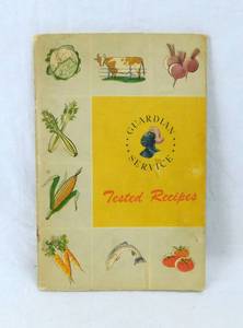 lot 68 image: Vintage 1940s - 1950s Guardian Service Tested Recipes