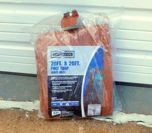 lot 101 image: Roughneck 20 Foot x 20 Foot Poly Tarp Heavy Duty