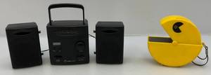 lot 13 image: Misc. Vintage Transistor Radios Including  PACMAN  (WORK)