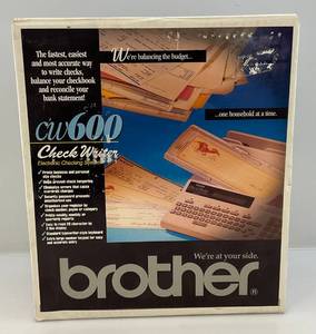 lot 56 image: Brother CW600 Check Writer