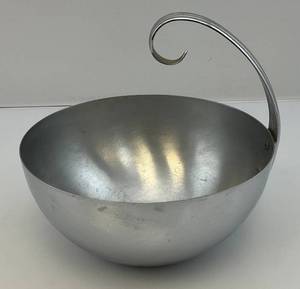 lot 69 image: RARE Art Deco Chase RUSSEL WRIGHT Design Chrome Ice Bowl