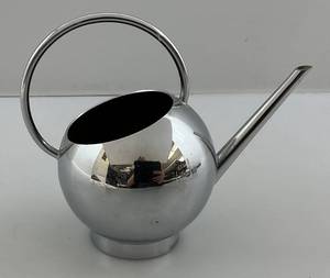 lot 72 image: Art Deco Era Chase Chrome RUSSEL WRIGHT DESIGNED SPHERE Creamer