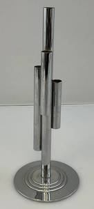 lot 76 image: Art Deco Era Chase Chrome Bud Vase Designed By RUTH GERTH