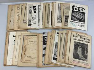 lot 80 image: Misc. Vintage U.S. Department Of Agriculture Farmers Bulletin & More