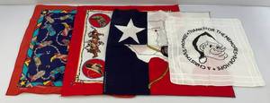 lot 103 image: Vintage Handkerchiefs Including Western Theme & More
