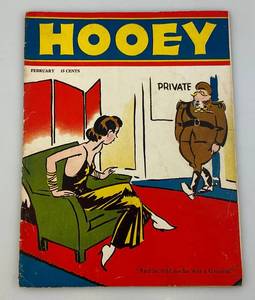 lot 109 image: Est. $40-$60  Hooey Magizine (Vol. 1, No. 3 )January 1932 Humor Satire Very Rare In Plastic Bag