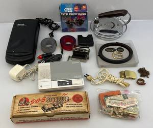 lot 110 image: Misc. Vintage Items Including Official SCOUT SOS Signaler In Original Box c
