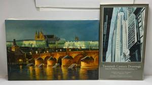 lot 137 image: Scenic Painting 23 12 x 35 12  And Framed Print 17 12 x 29