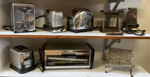 lot 146 image: Misc. Vintage Items Including Waffle Makers, Toaster & More