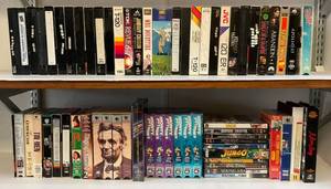 lot 148 image: Vintage Misc. VHS Tapes & More