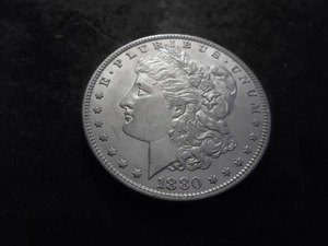 1880 O Morgan Silver Dollar