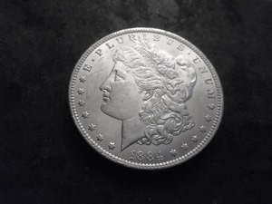 1884 O Morgan Silver Dollar