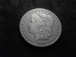 1890 O Morgan Silver Dollar