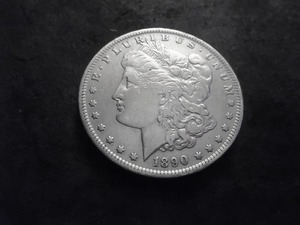 1890 O Morgan Silver Dollar